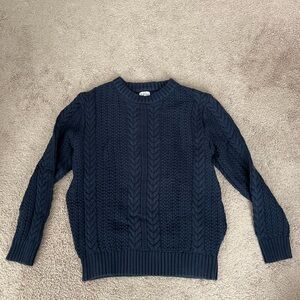 J. Crew Dark Blue Crewneck Sweater